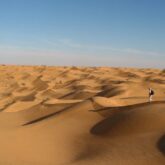 Paysage des dunes de Merzouga au Maroc