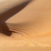 Prise de vue du sable des dunes en Mauritanie