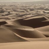 Dunes de l'Almatlich en Mauritanie, prise de vue de haut