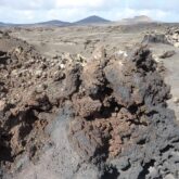 Photo des roches volcaniques que l'on rencontre dans les canaries