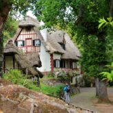Maison typique de Madère observée lors de randonnées du tour de l'île