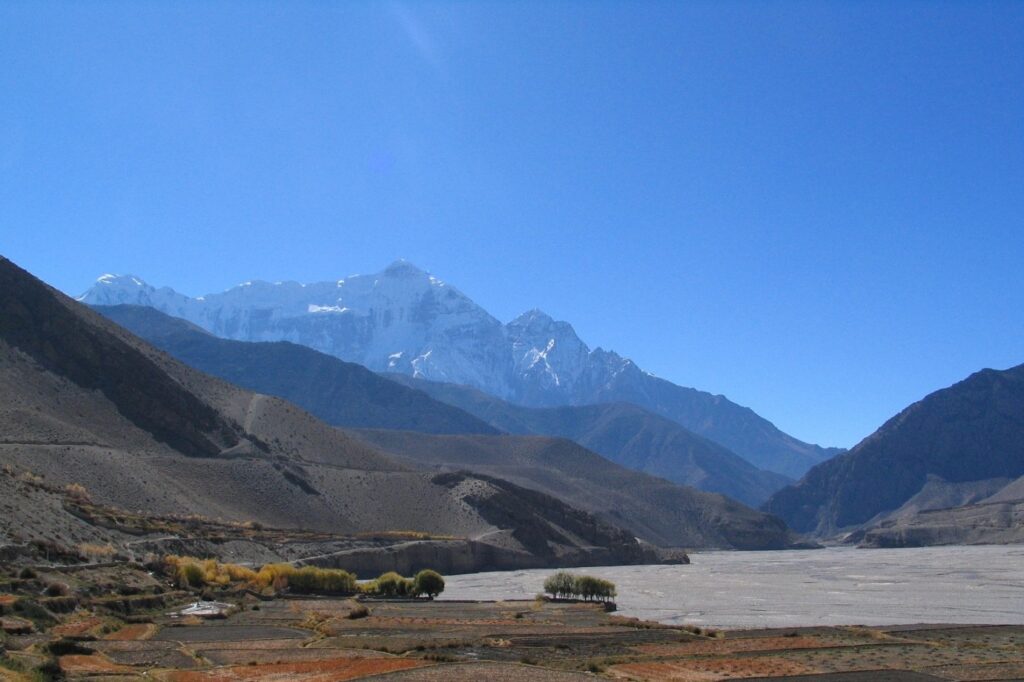 Paysage dans les Annapurnas observé lors d'un séjour avec guide