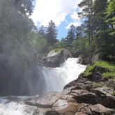 Cascade à Cauteret lors d'un séjour avec un guide.