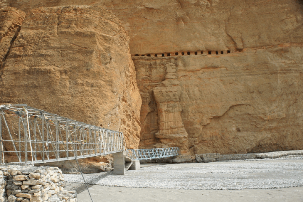 Paysage désertique du Mustang, zone caractérisée par sa sécheresse au Népal