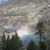 Paysage Népal autour du lac Tilicho dans les Annapurnas