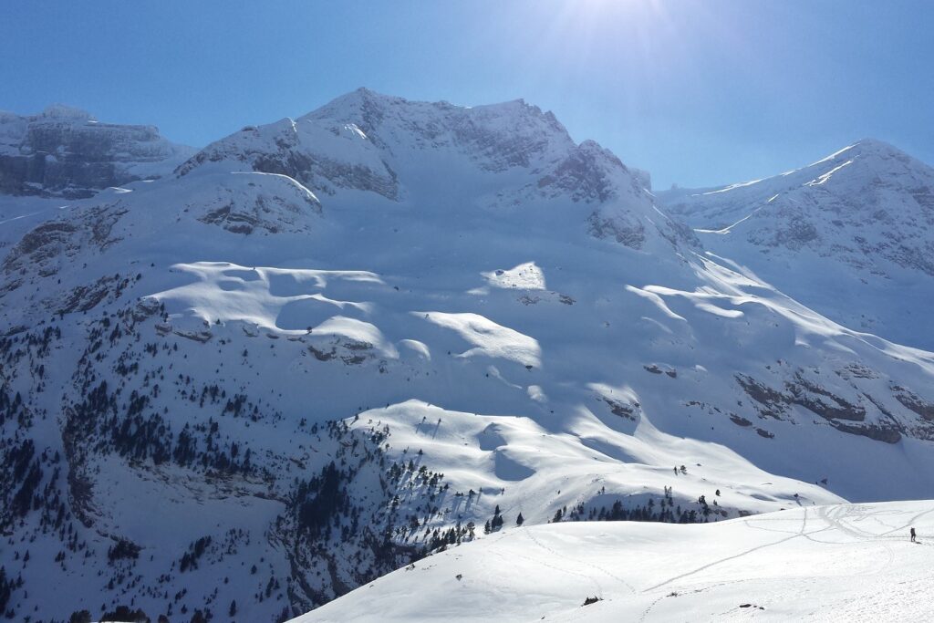 Paysage hivernal dans les Hautes Pyrénées