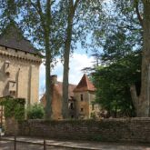 Paysage d'un village de campagne de Dordogne observé lors d'un séjour en liberté de découverte en randonnées de la zone