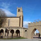 Monument historique en pierre dans la région de Pampelune en Navarre