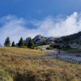Paysage de montagne dans le Vercors lors d'un séjour de randonnée dans le Vercors avec un guide