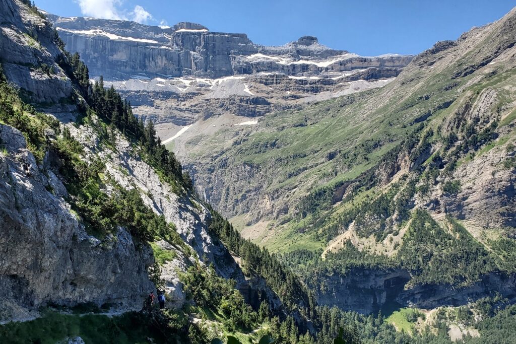 Paysage de montagne dans le secteur de Gavarnie Ordesa
