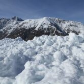 Paysage enneigé dans les Hautes Pyrénées, dans le massif du Néouvielle