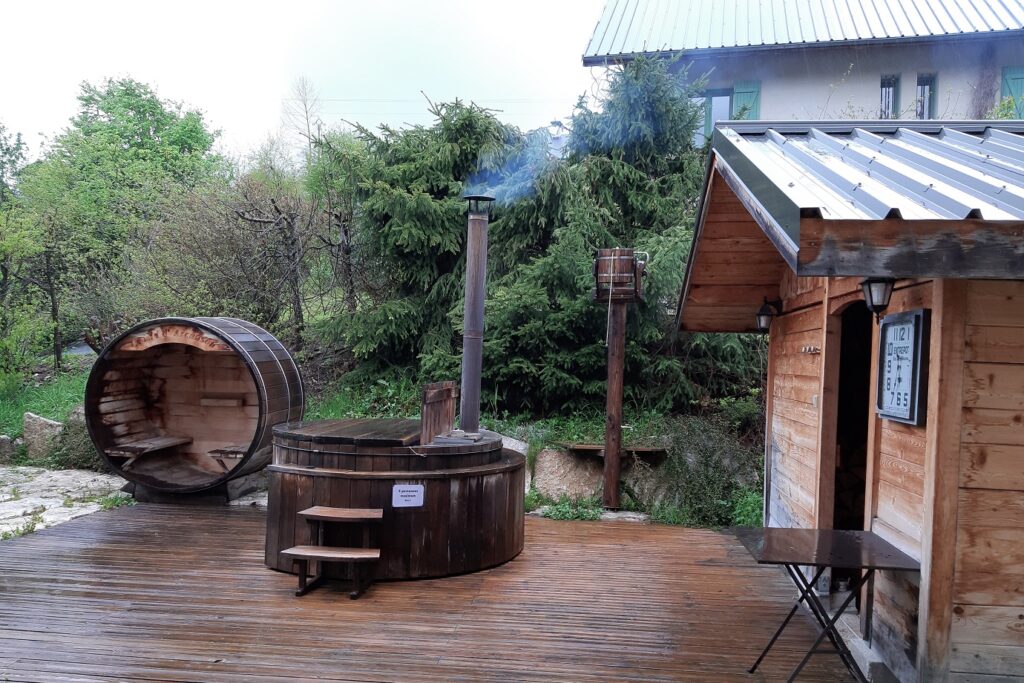 Type d'installations de balnéo en dehors d'un hébergement de type chalet