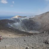 Paysage volcanique en Italie, dans l'archipel des îles éoliennes