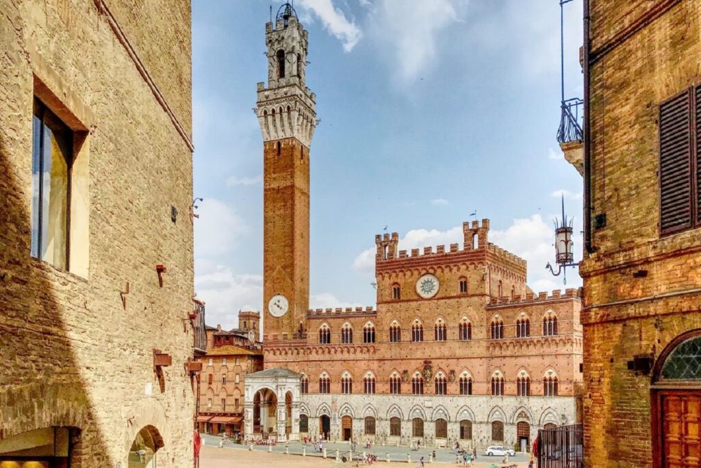 Photo de la piazza del campo à Sienne