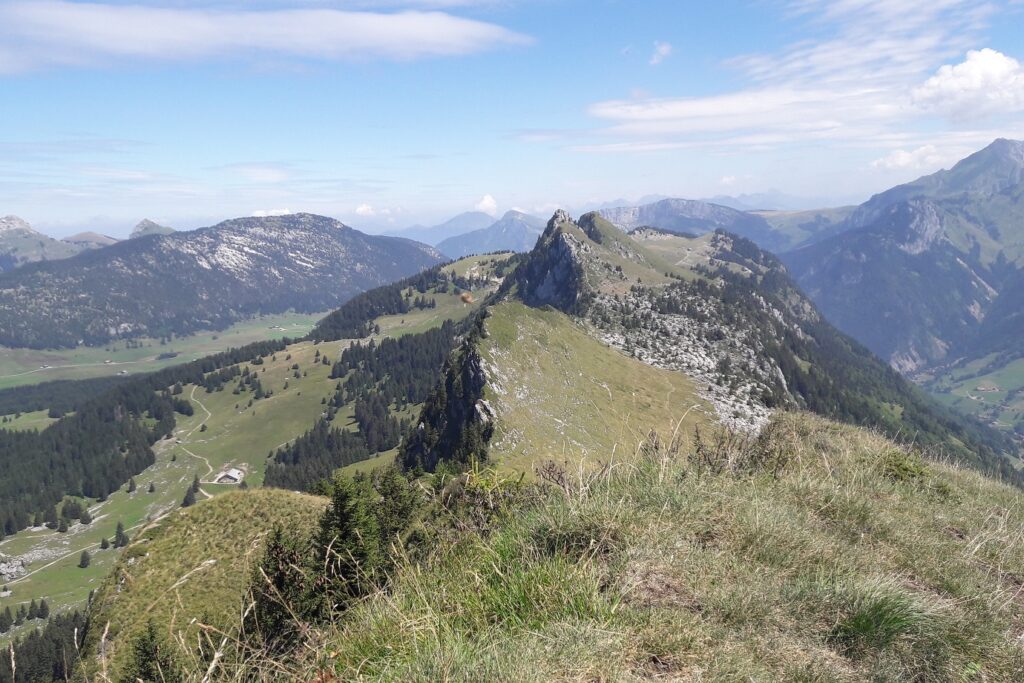 Paysage de montagne dans les Aravis