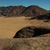 Paysage désertique en Jordanie