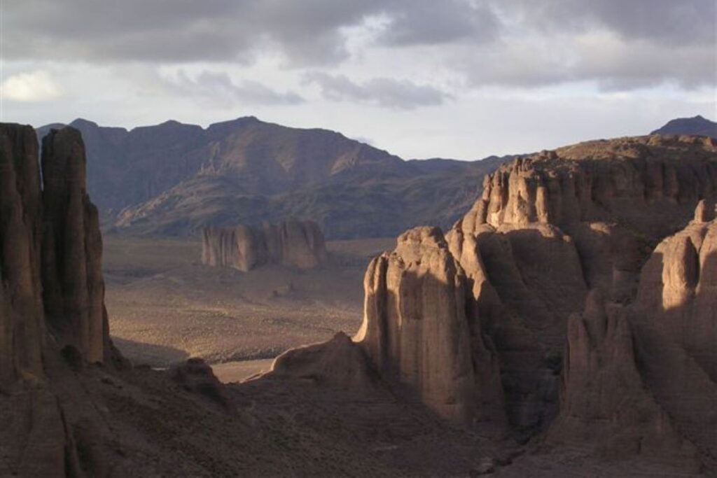 Paysage désertique djebel Saghro