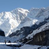 Paysage enneigé Népal