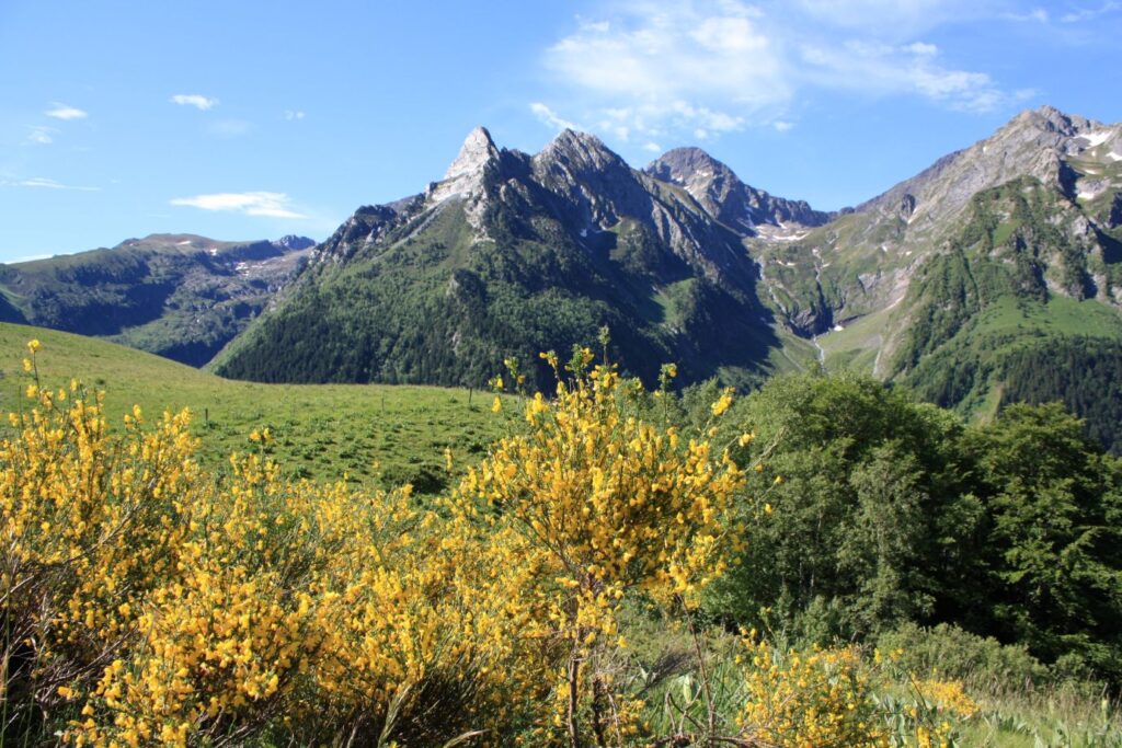 Paysage de montagne sur l'étape 5 du GR10
