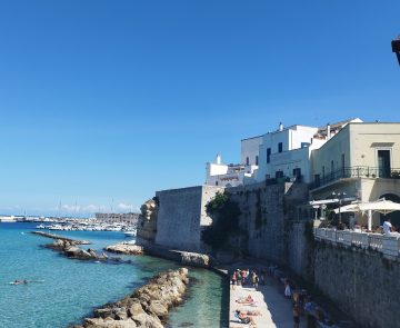 Paysage d'Italie dans les Pouilles du sud à Orante