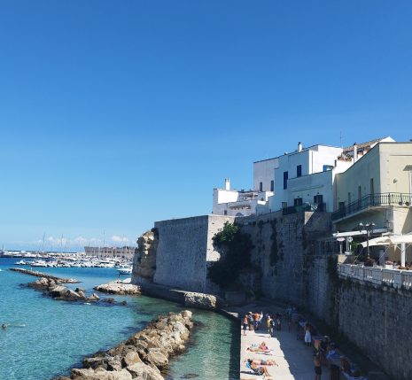 Paysage d'Italie dans les Pouilles du sud à Orante